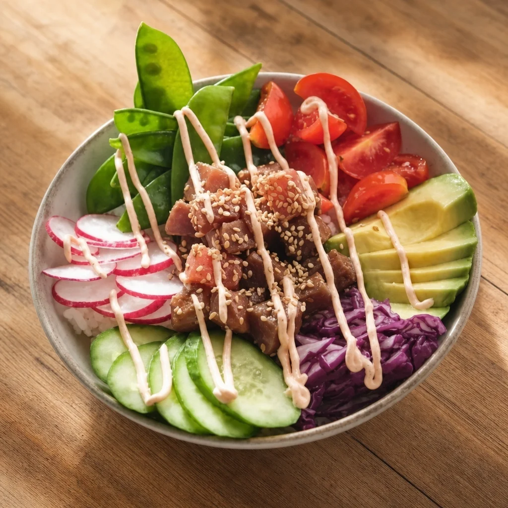 Poke Bowl de Atún XL – Sushi Casco Bilbao
