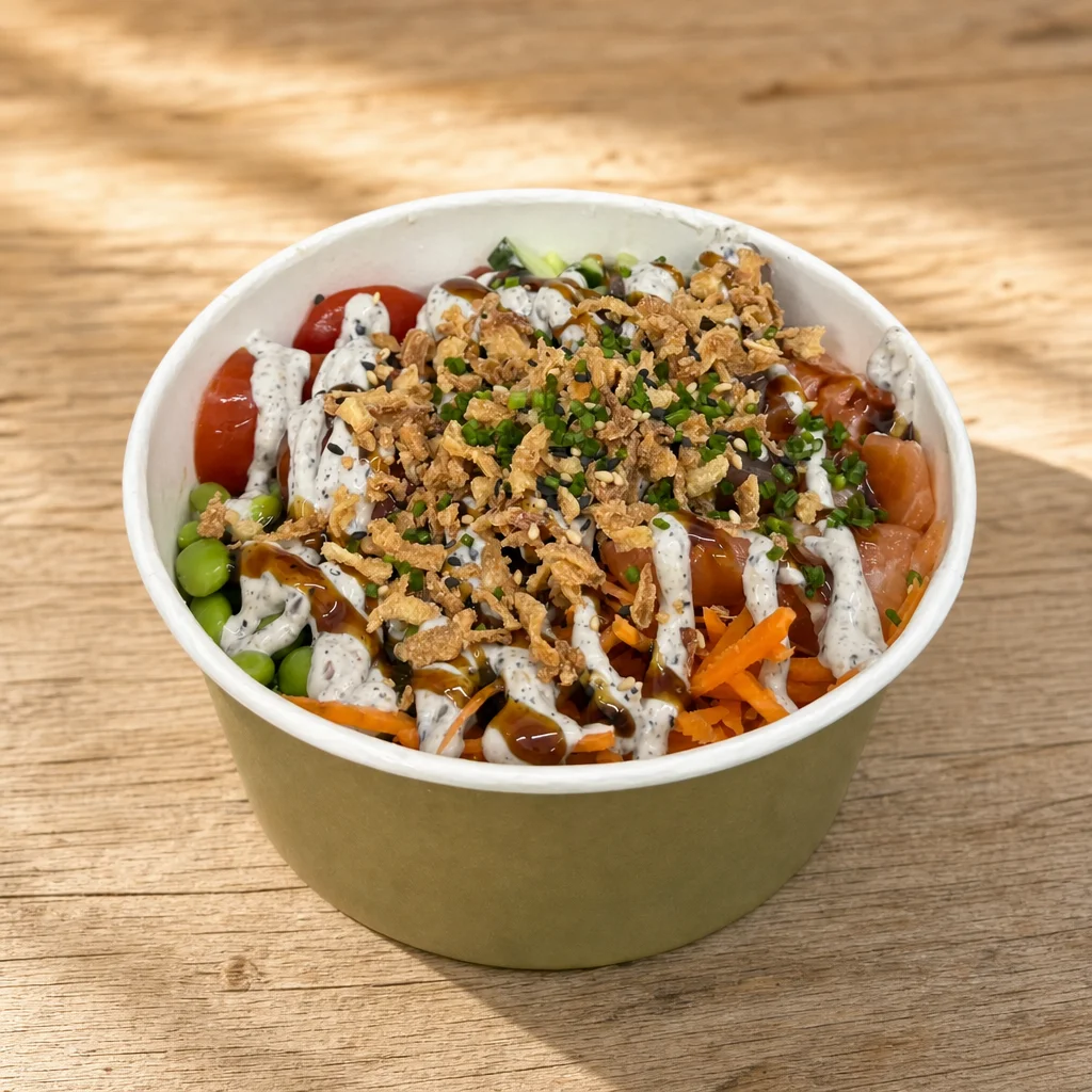 Poke Bowl de Salmón XL – Sushi Casco Bilbao