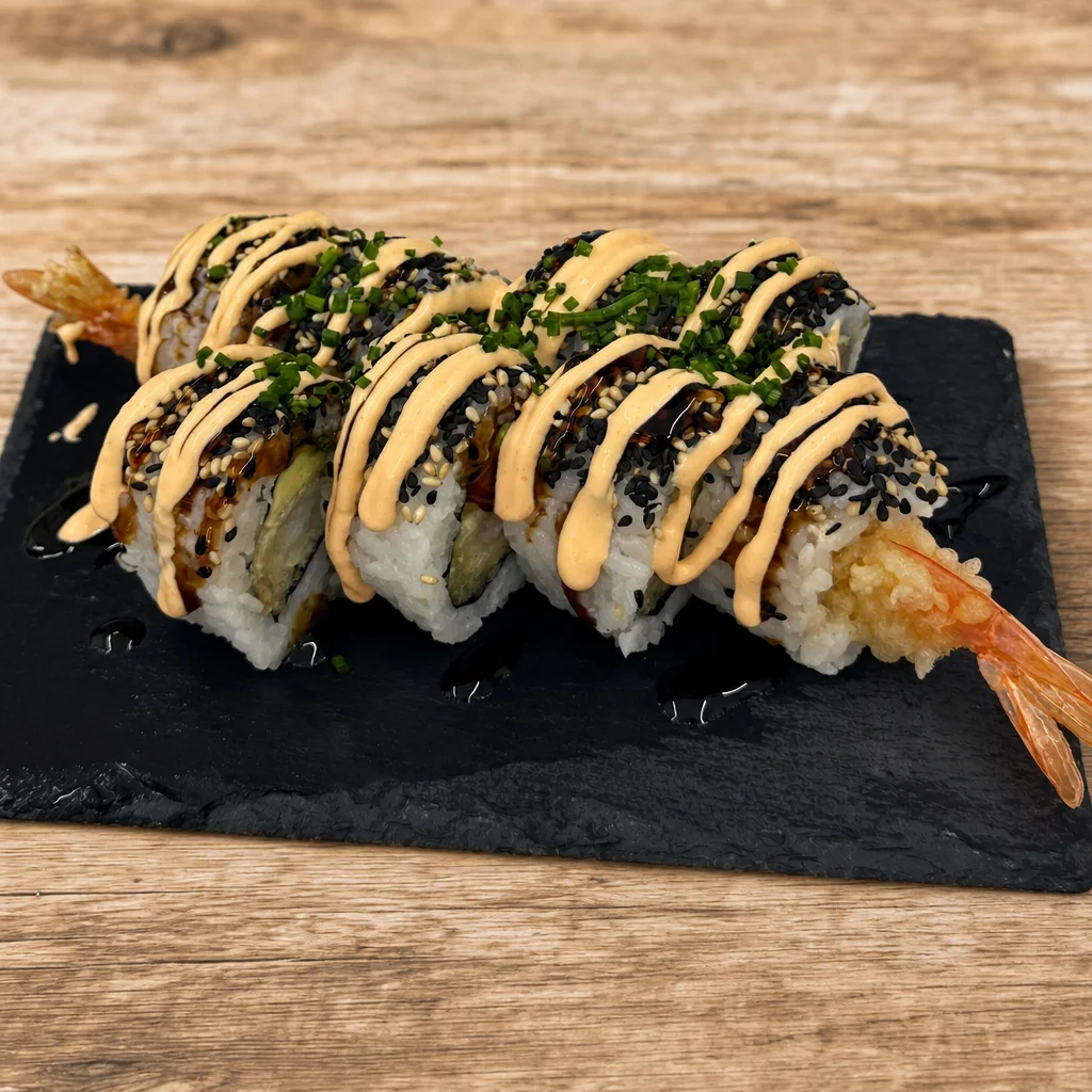 Uramaki Teriyaki Roll – Sushi Casco Bilbao